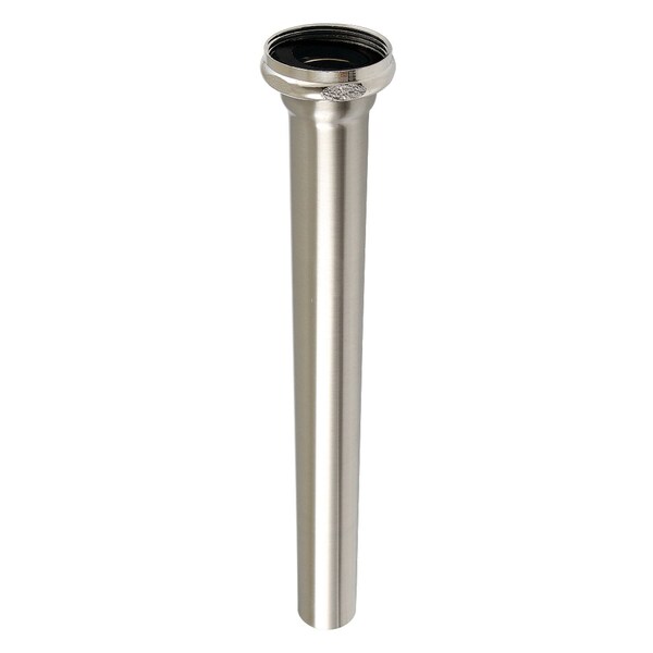 112 to 114 StepDown Tailpiece, 12 Length, Brushed Nickel